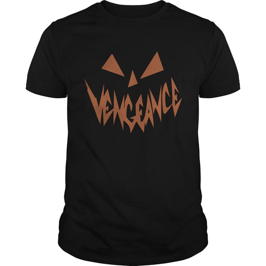 Vengeance Pumpkin Face Halloween Shirt