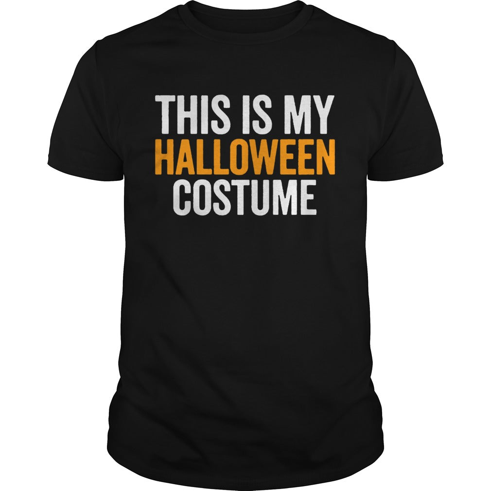 Vintage This Is My Halloween Costume Funny Retro Shirt