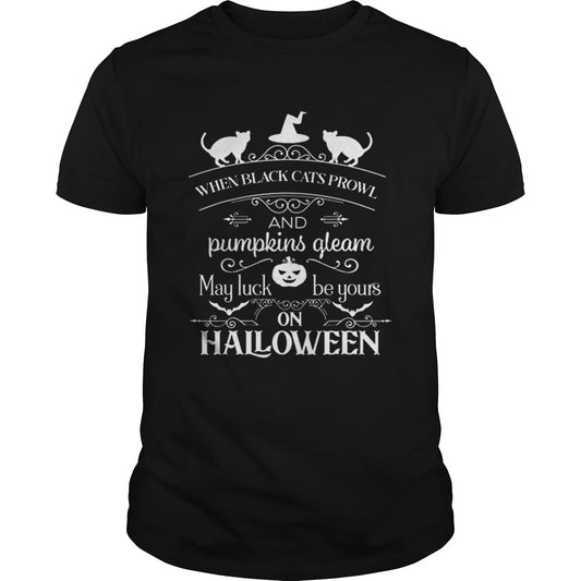 When Black Cats Prowl shirt