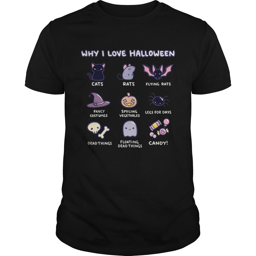 Why I Love Halloween Emoji Collection shirt