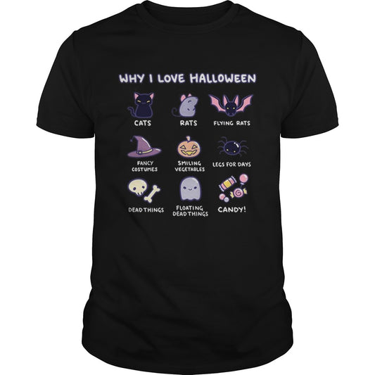 Why I Love Halloween Emoji Collection shirt