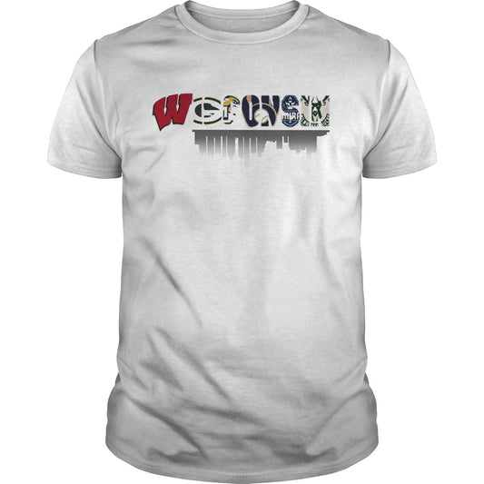 Wisconsin Green Bay Packers Marquette Golden Milwaukee Brewers Milwaukee Bucks shirt