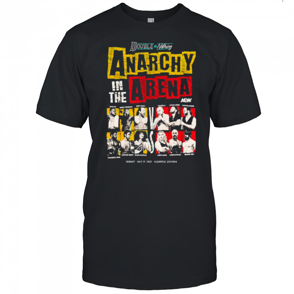 AEW Double or Nothing 2025 Anarchy in the Arena Sunday May 25 Arizona t shirt