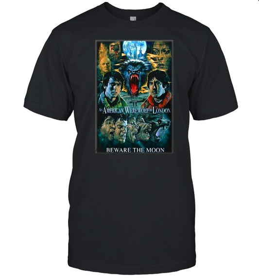 An American Werewolf In London Horror Halloween T shirt