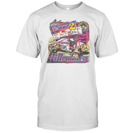 Andy Hillenburg STP World Of Outlaws Sprint Car Racing Vintage Shirt