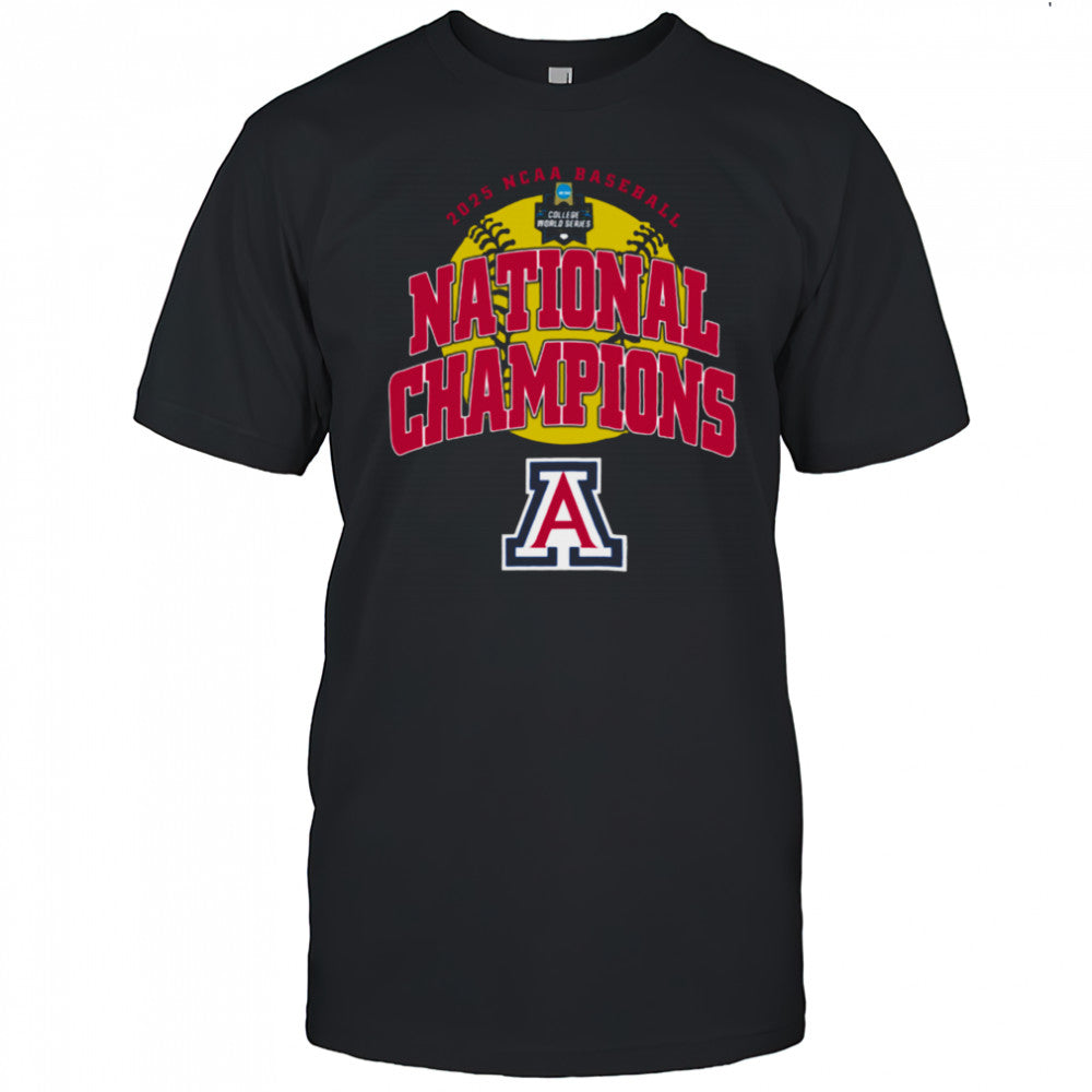 Arizona Wildcats 2025 NCAA Baseball College World Series Champions T Shirt