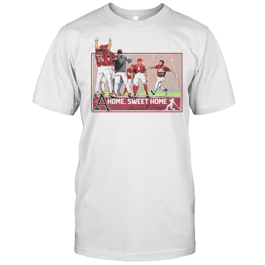 Arkansas Razorbacks Baseball Home Sweet Home Kendall Diggs NCAA 2025 T shirt
