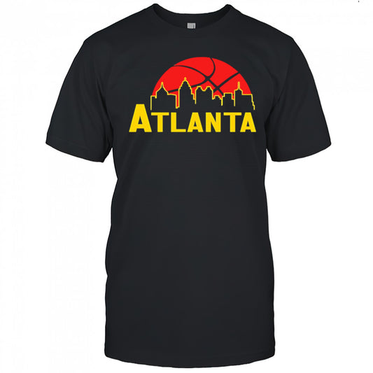 Atlanta Hawks Cityscape Skyline style 2025 shirt