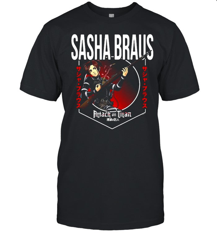 Attack On Titan Season 4 Sasha Braus Circle T shirt