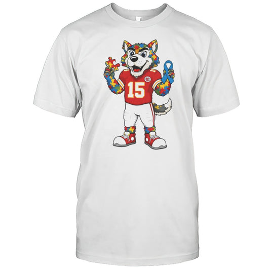 Autism Awareness Kansas City Chiefs Mascot 2025 Shirt