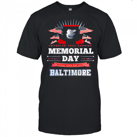 Baltimore Orioles MLB x Memorial Day Baseball shirt