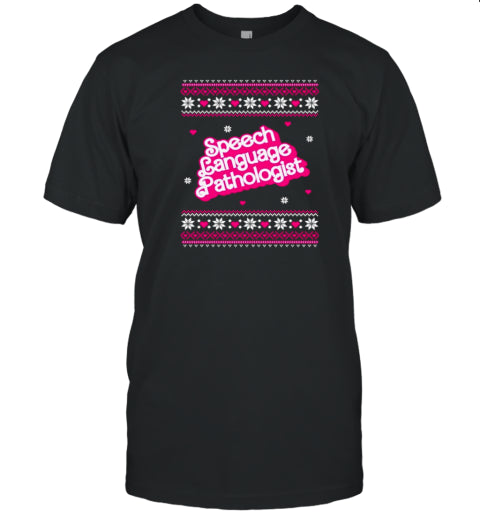 Barbie Speech Language Pathologist Christmas 2024 T Shirt