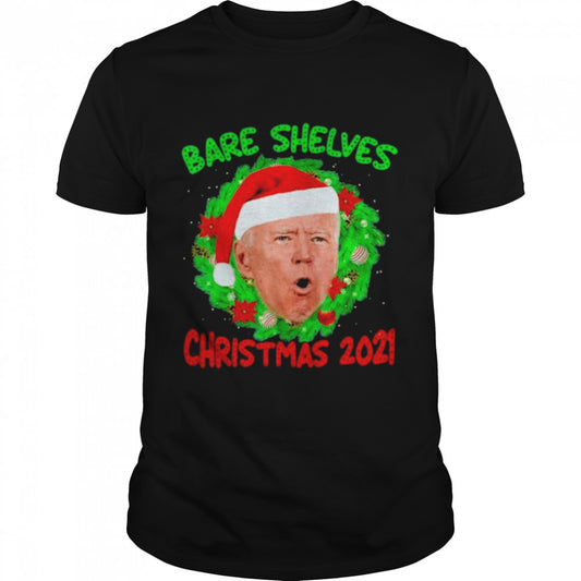 Bare Shelves Biden Christmas Foxtrot 2021 Shirt