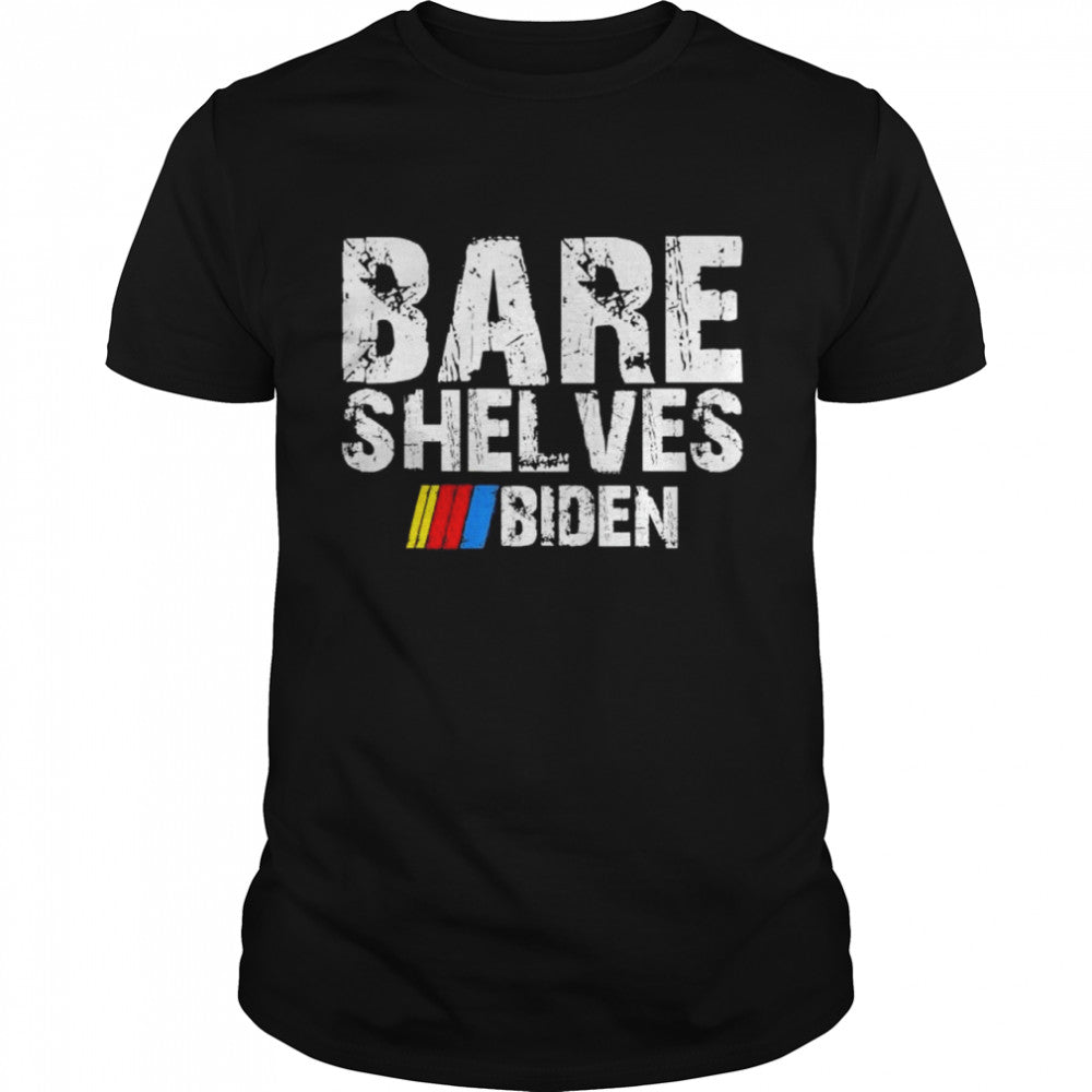 bare shelves biden let’s go brandon christmas t shirt