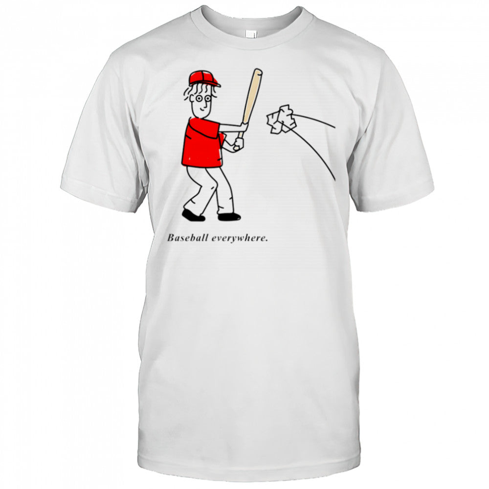 Baseball Everywhere cartoon meme shirt