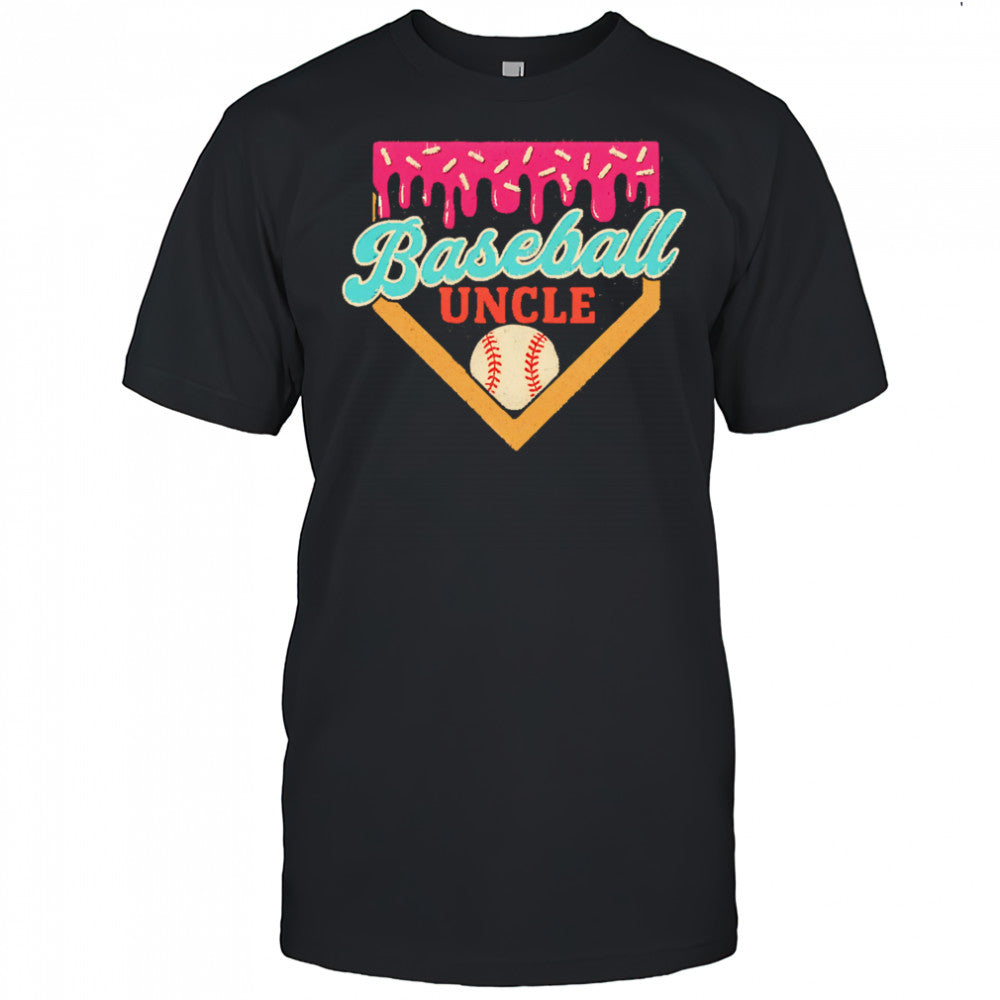 Baseball Uncle Ice Cream Drip shirt