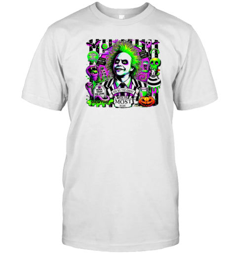 Beetlejuice Beetlejuice Halloween Beetles You Are The Ghost With The Most Babe T Shirt