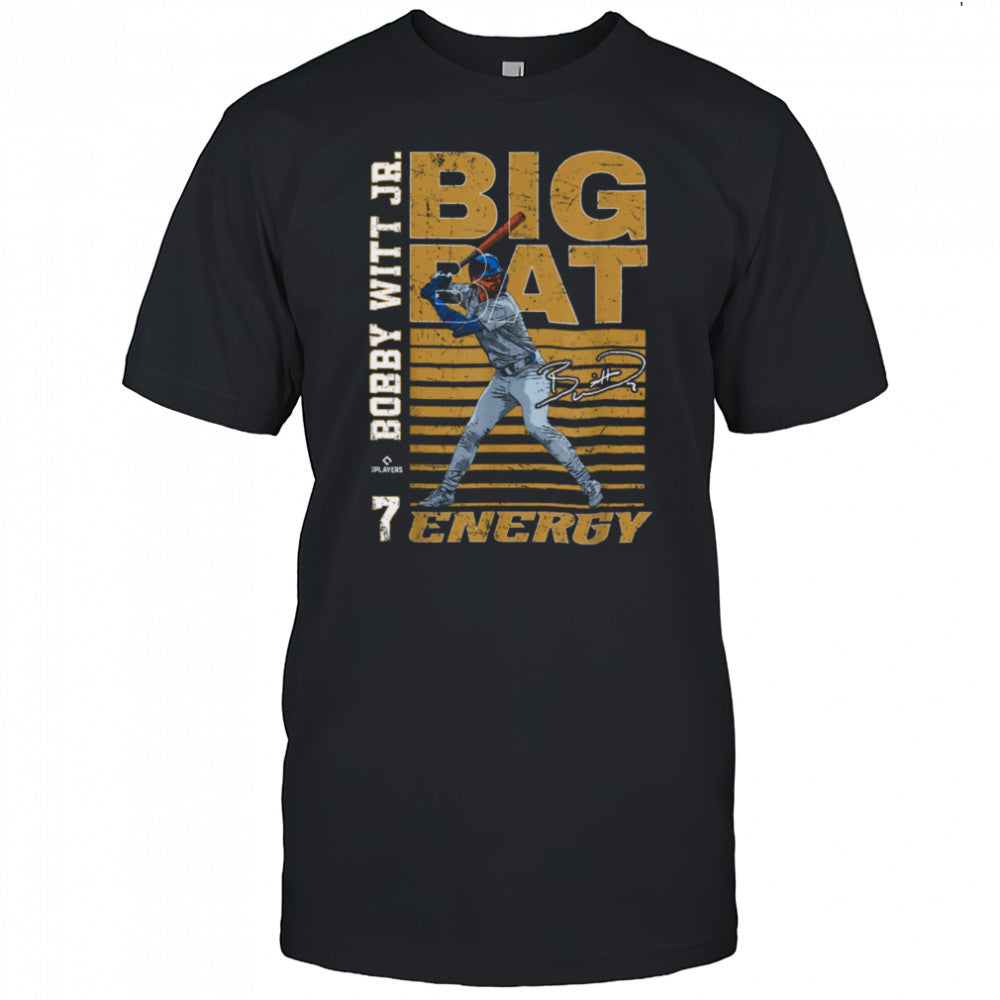 Big Bat Energy Bobby Witt Jr. Kansas City Baseball MLBPA T Shirt