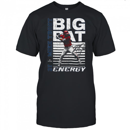 Big Bat Energy Mike Trout Los Angeles Baseball MLBPA T Shirt