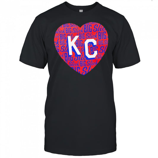 Big Slick Kansas City Chiefs 2025 heart shirt