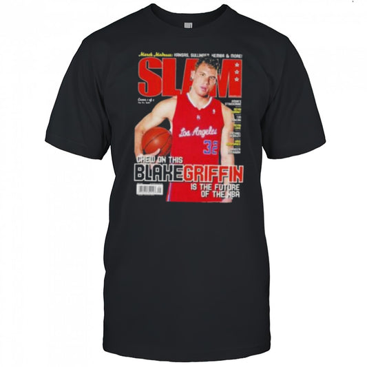 Blake griffin los angeles clippers NBA slam cover shirt