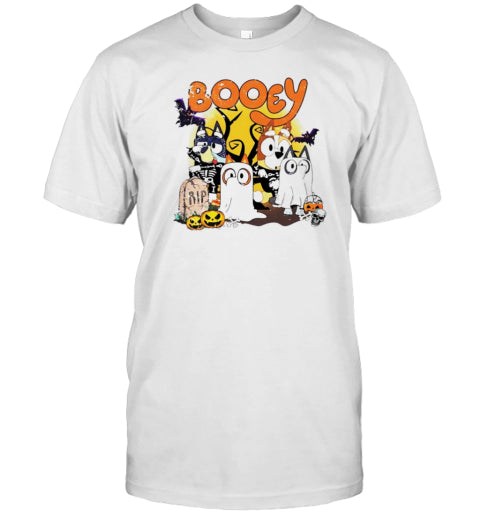 Bluey Booey Witchy Bats Halloween T Shirt