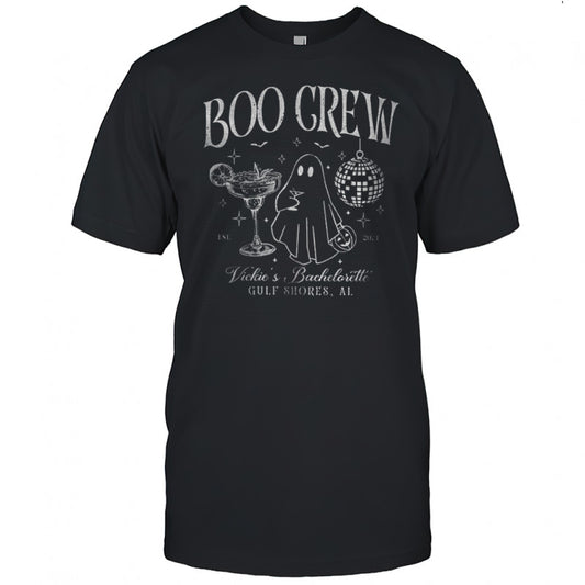 Boo Crew Cocktail Halloween Bachelorette shirt