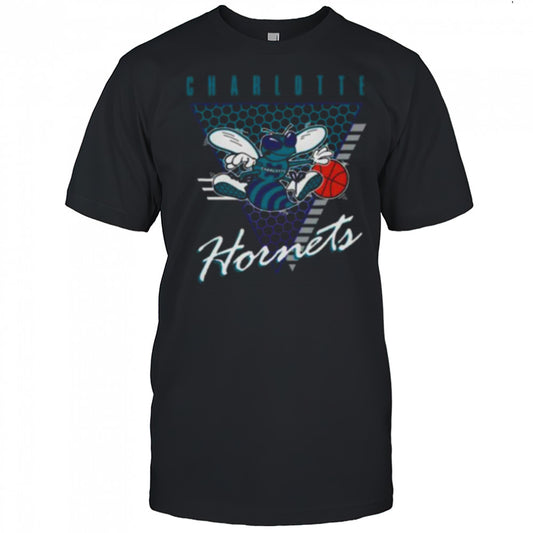 Charlotte Hornets Retro Triangle Logo Shirt