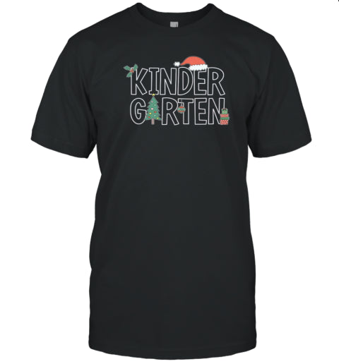 Christmas Vibes Kindergarten Teacher T Shirt