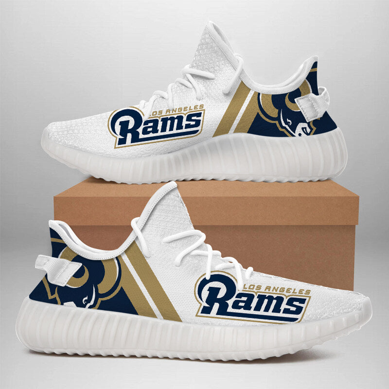 Customize Los Angeles Rams New Sneakers White Pta014