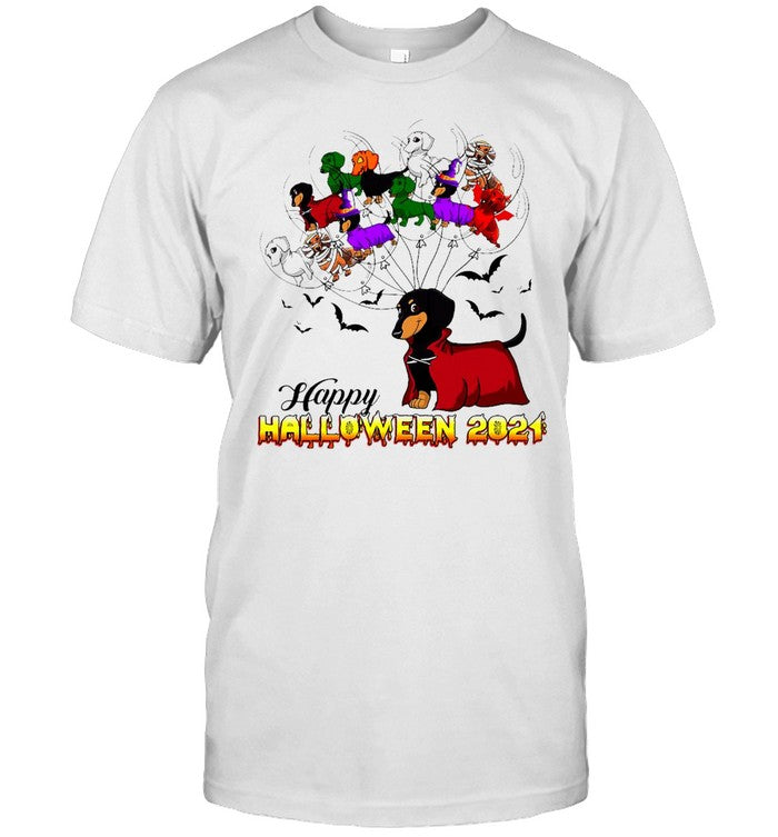 Dachshund Happy Halloween 2021 T shirt