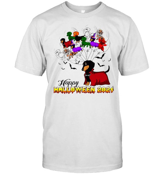 Dachshund Happy Halloween 2021 T shirt