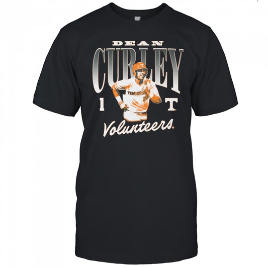 Dean Curley Tennessee Volunteers Baseball NCAA Division I Portrait t shirt