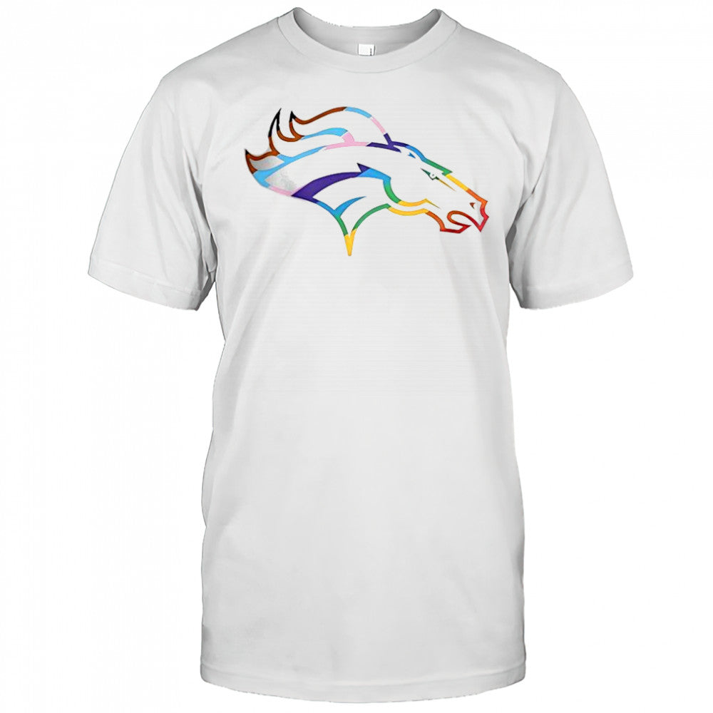 Denver Broncos Logo Pride T Shirt