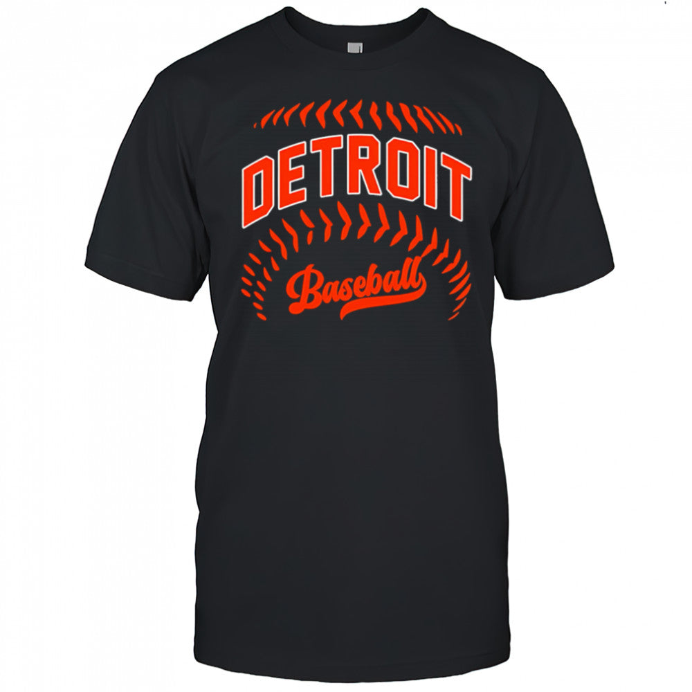 Detroit Baseball Minimalist Style vintage 90s shirt
