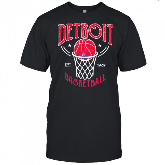 Detroit Basketball Vintage Est 1937 shirt