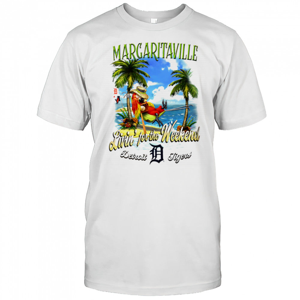 Detroit Tigers Margaritaville livin’ for the weekend shirt