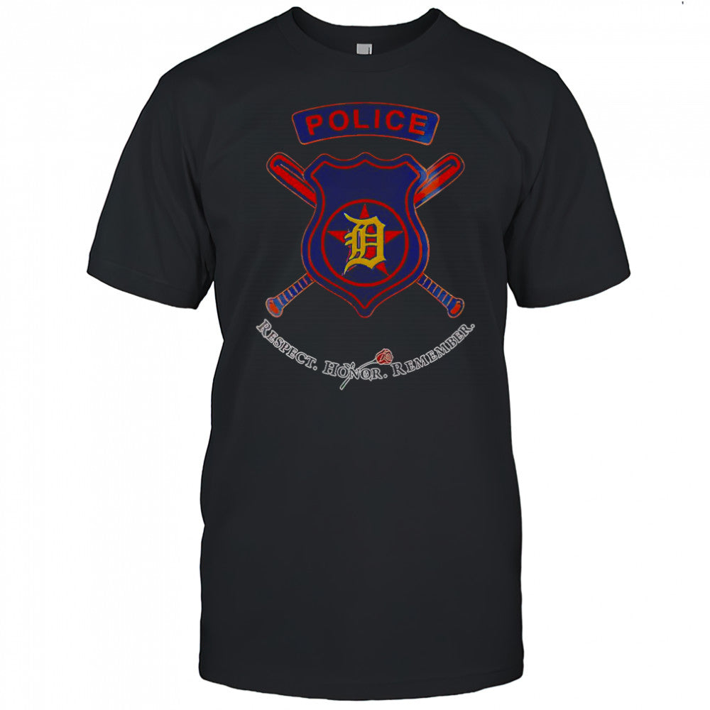 Detroit Tigers National Police Week Night 2025 Baseball T Shirt