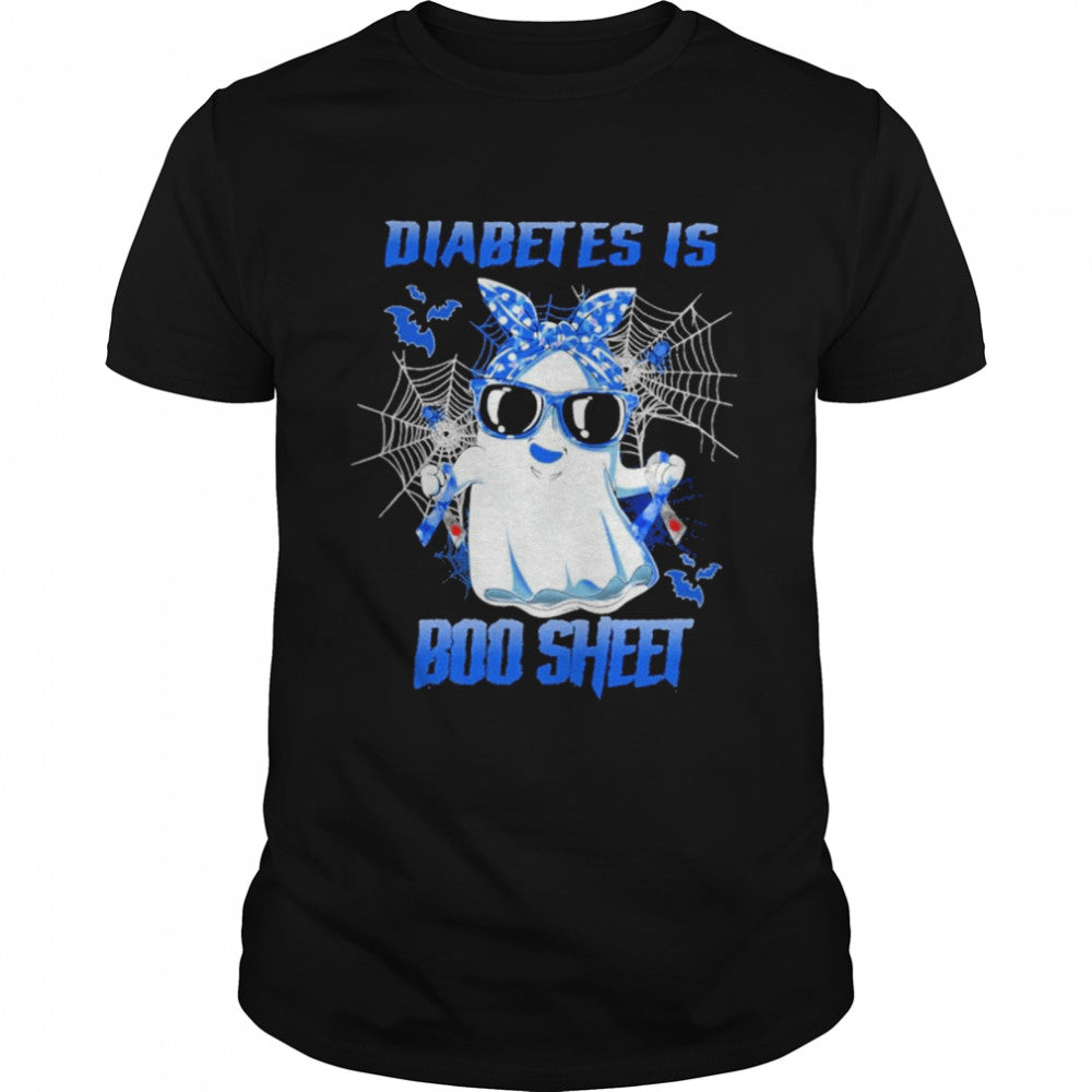 Diabetes is Boo sheet Happy Halloween shirt