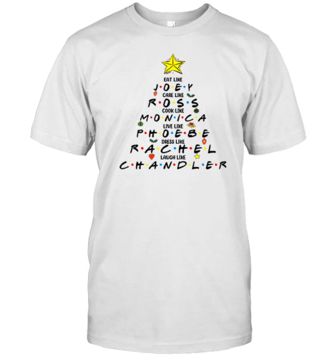 Eat Like Cook Like Christmas Tree Teacher T Shirt