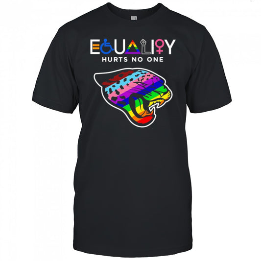 Equality hurts no one Jacksonville Jaguars shirt