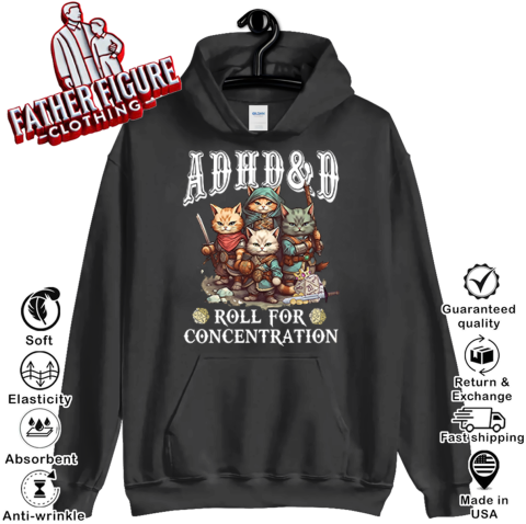 Adhdampd Roll For Concentration Hoodie