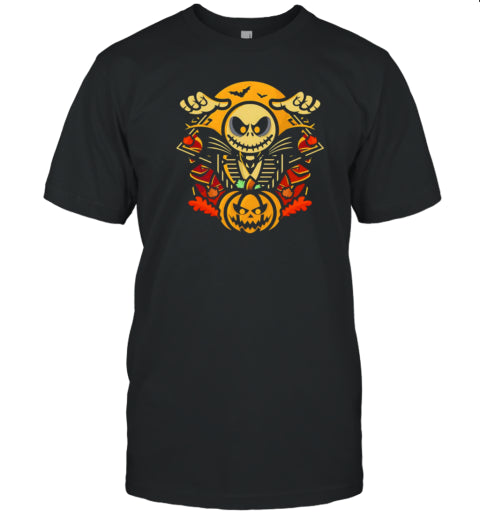 Fall Jack Skellington Halloween T Shirt