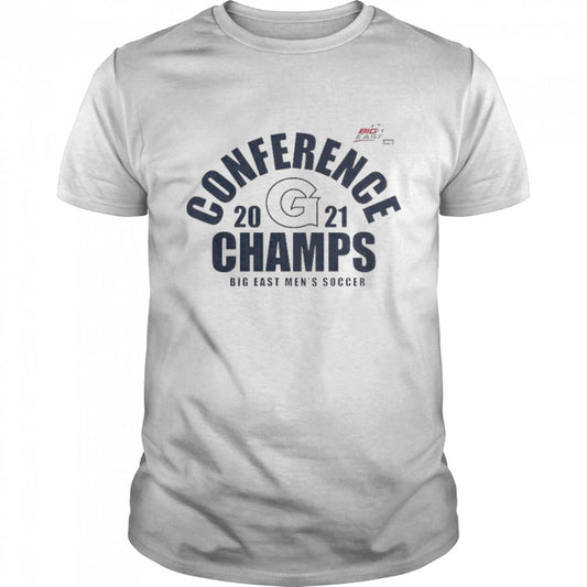 Fanatics Branded Georgetown Hoyas 2021 Big East Men’s Soccer Champions T Shirt