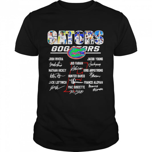 Florida Gators Go Gators signatures shirt