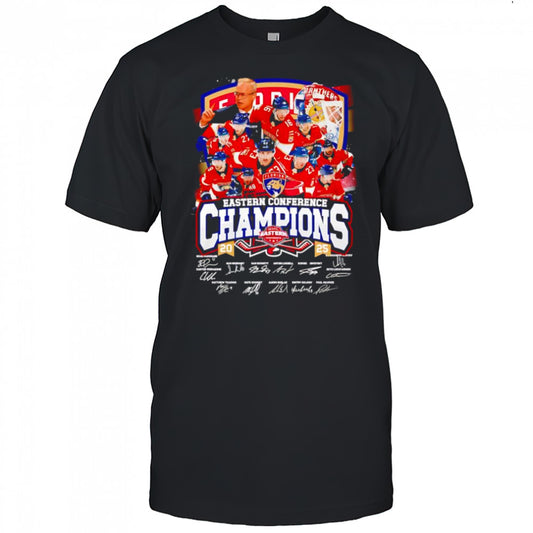 Florida Panthers Eastern Conference Champions 2025 signature shirt