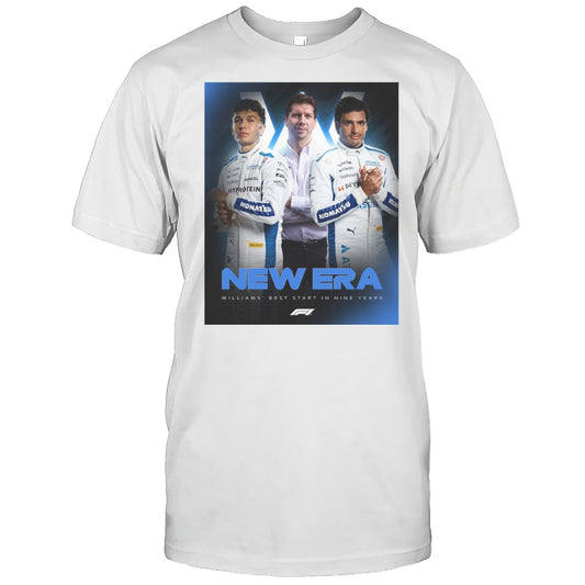 Formula 1 Saudi Arabian Grand Prix New Era Williams Best Start In Nine Years Poster T shirt
