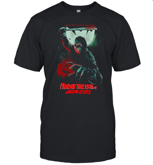 Friday The 13th Part IV Jason Vorhees Lives New T shirt