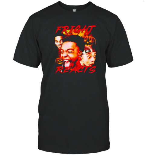 Fright Reacts Halloween horror T Shirt