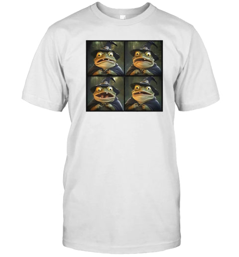Frog Wearing Witch Hat Halloween T Shirt